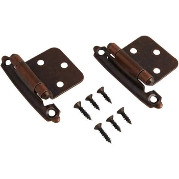 RELIABILT 200-Degree Adjustable Overlay Overlay Surface Self-Closing Aged bronze - Picture 6 of 6